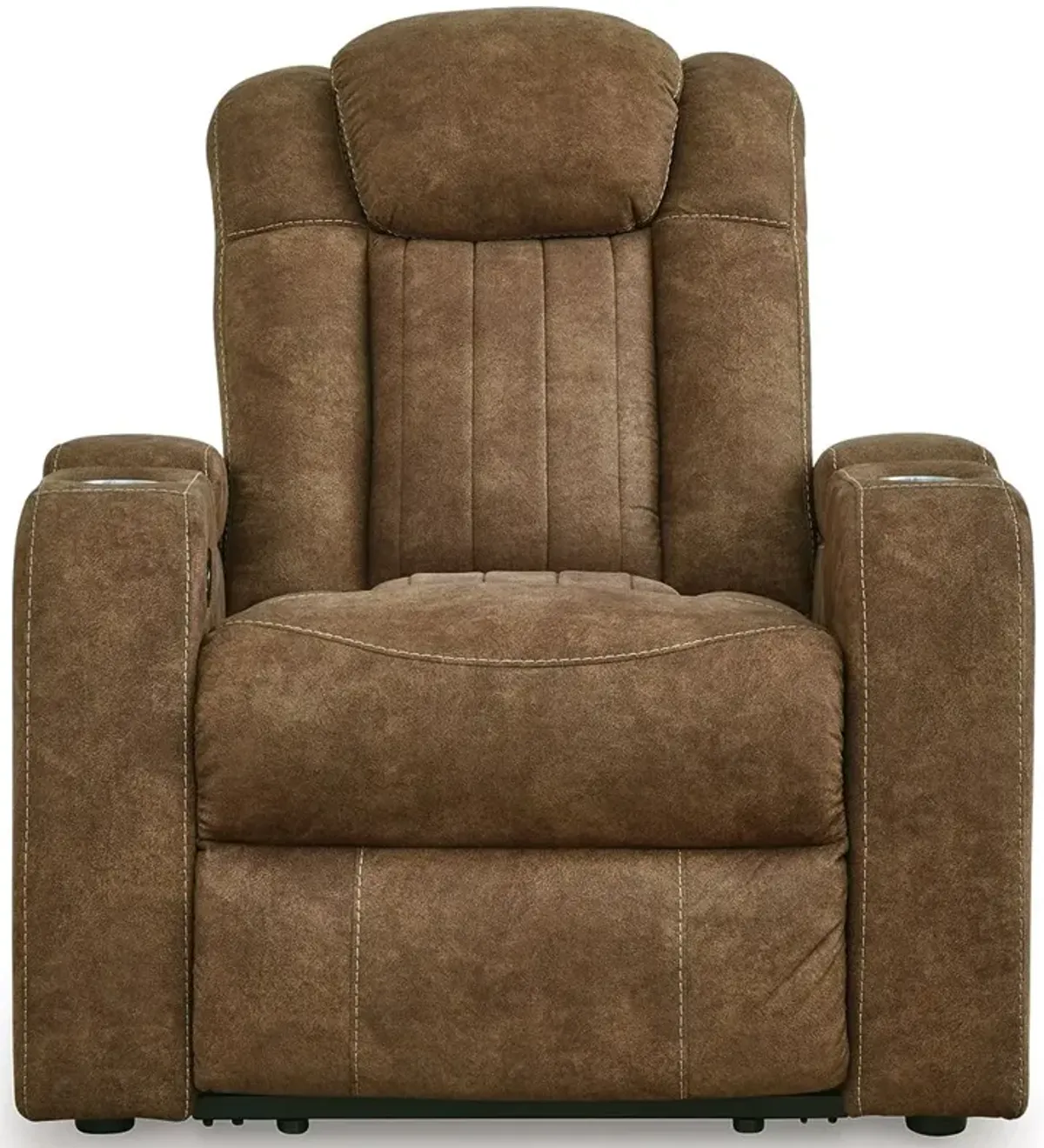 Wolfridge - Brindle - Power Recliner/Adj Headrest