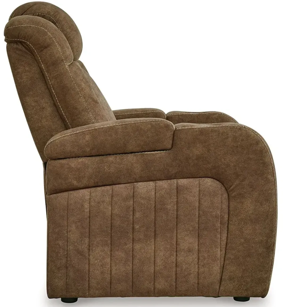 Wolfridge - Brindle - Power Recliner/Adj Headrest