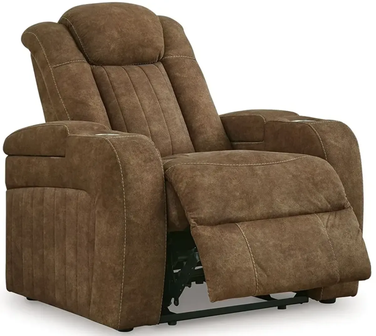 Wolfridge - Brindle - Power Recliner/Adj Headrest