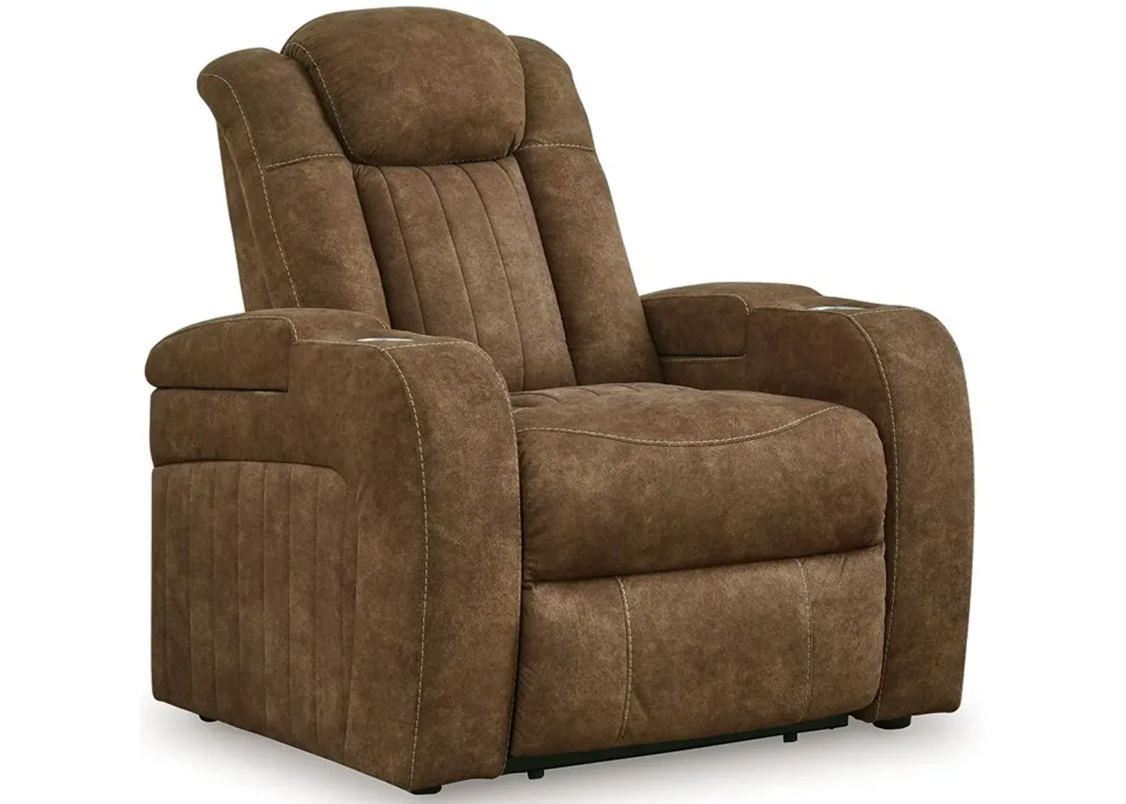 Wolfridge - Brindle - Power Recliner/Adj Headrest