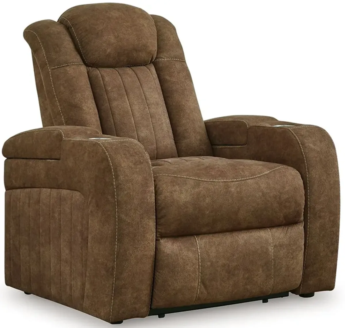 Wolfridge - Brindle - Power Recliner/Adj Headrest