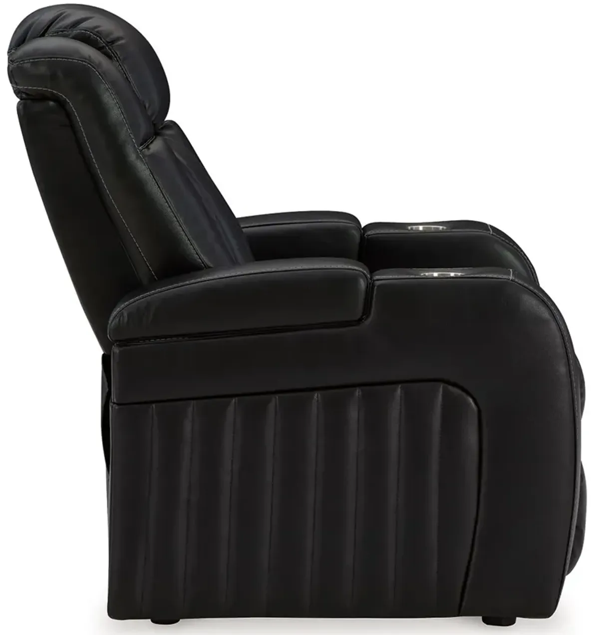 Caveman Den - Midnight - Power Recliner/ Adj Headrest