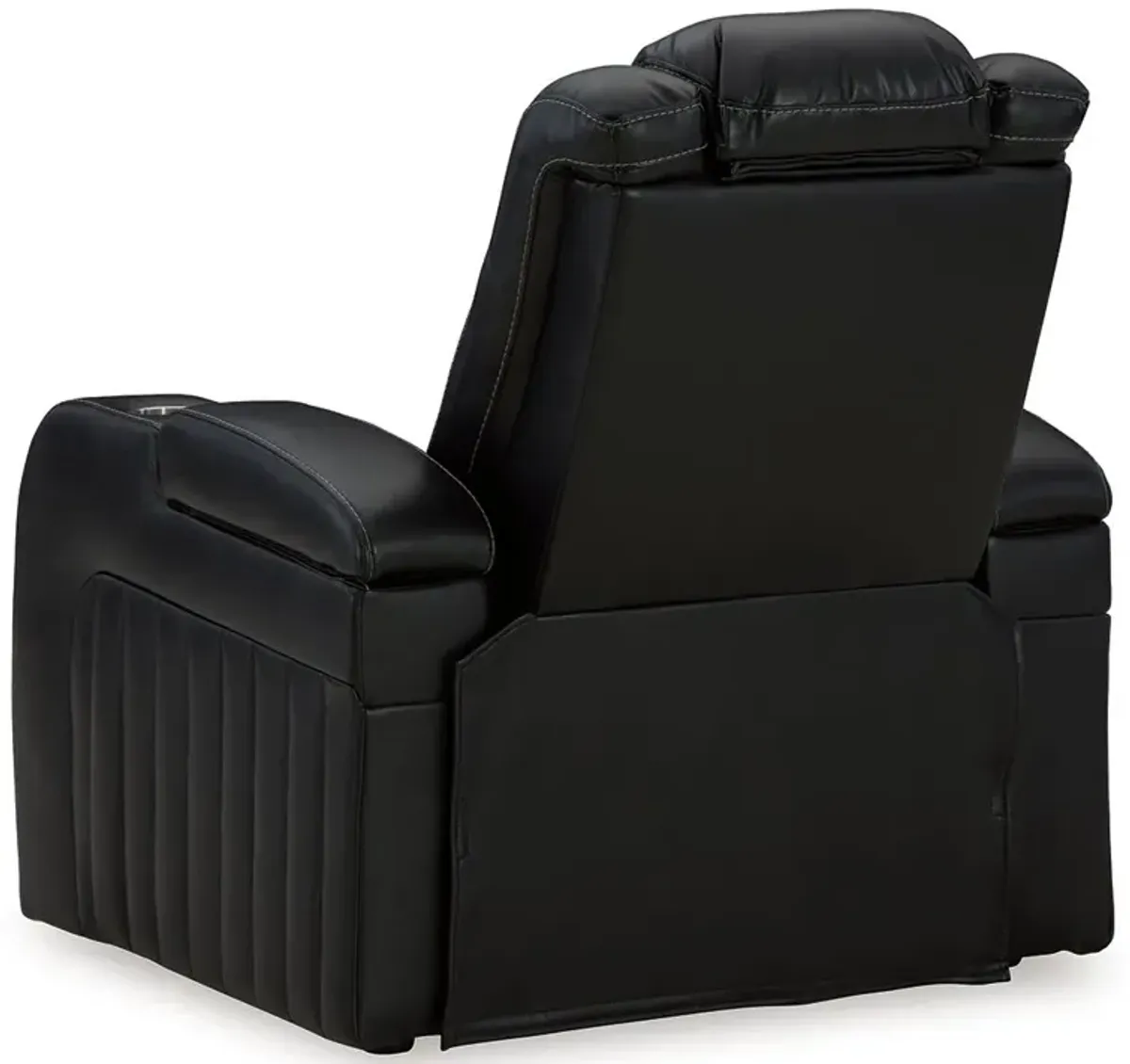 Caveman Den - Midnight - Power Recliner/ Adj Headrest