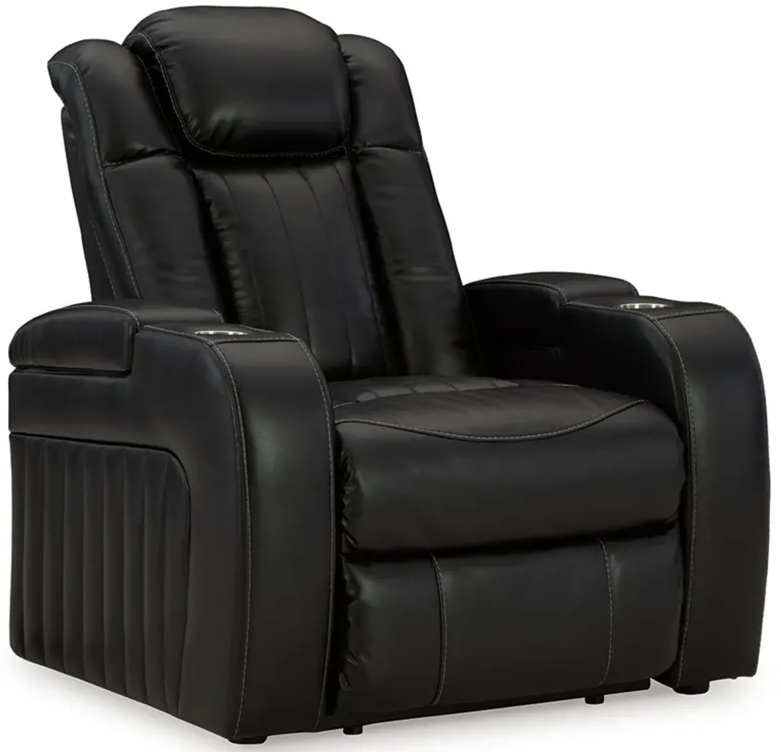 Caveman Den - Midnight - Power Recliner/ Adj Headrest