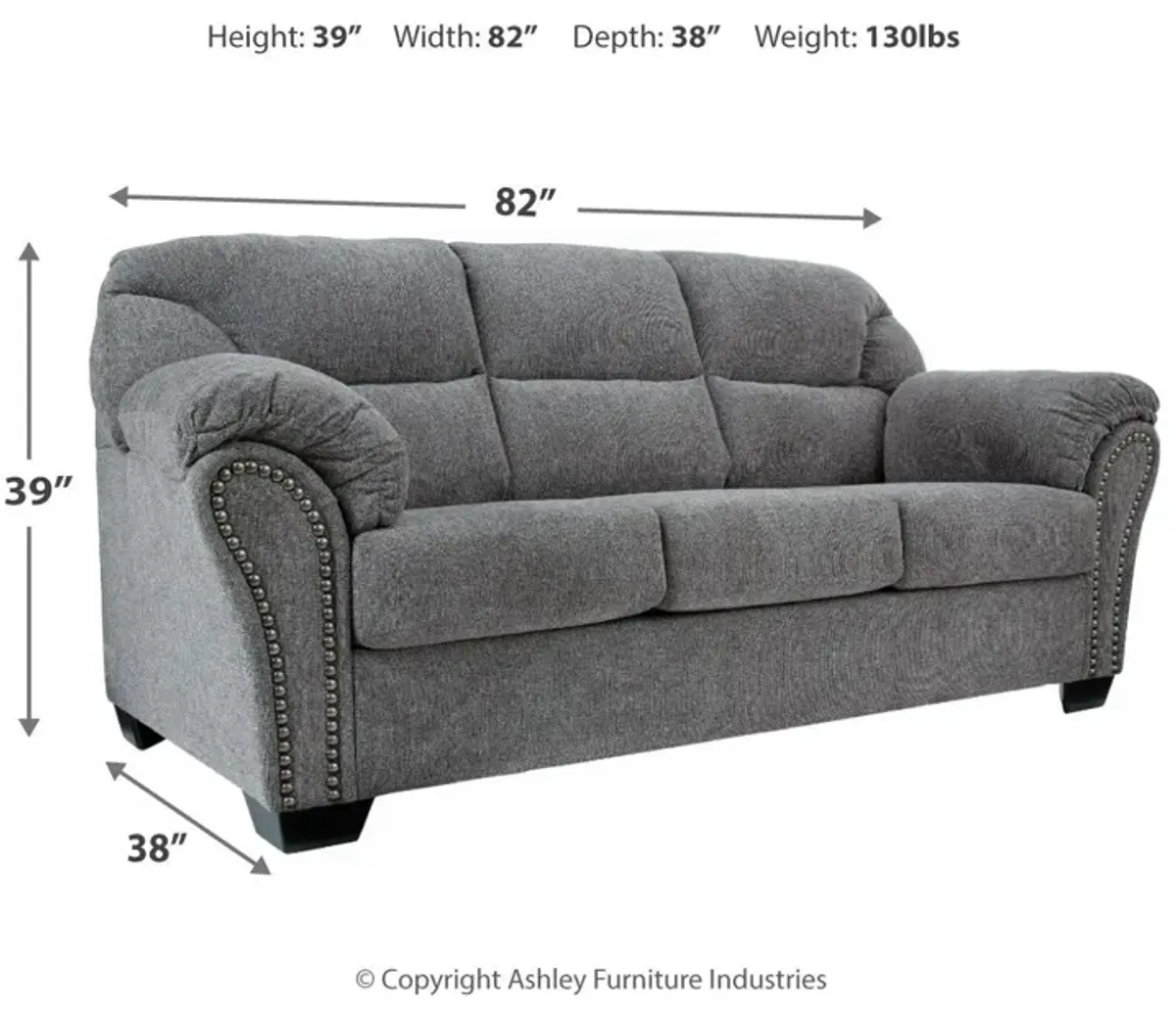 Allmaxx - Pewter - Sofa