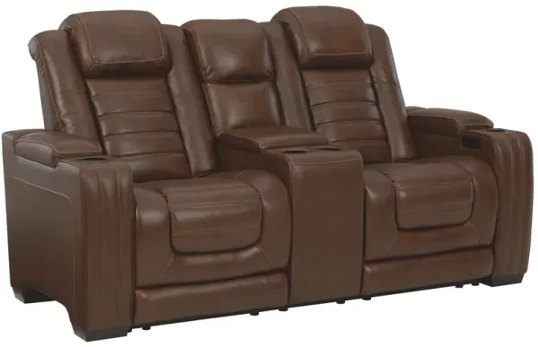 Backtrack - Chocolate - PWR REC Loveseat/Con/Adj HDRST