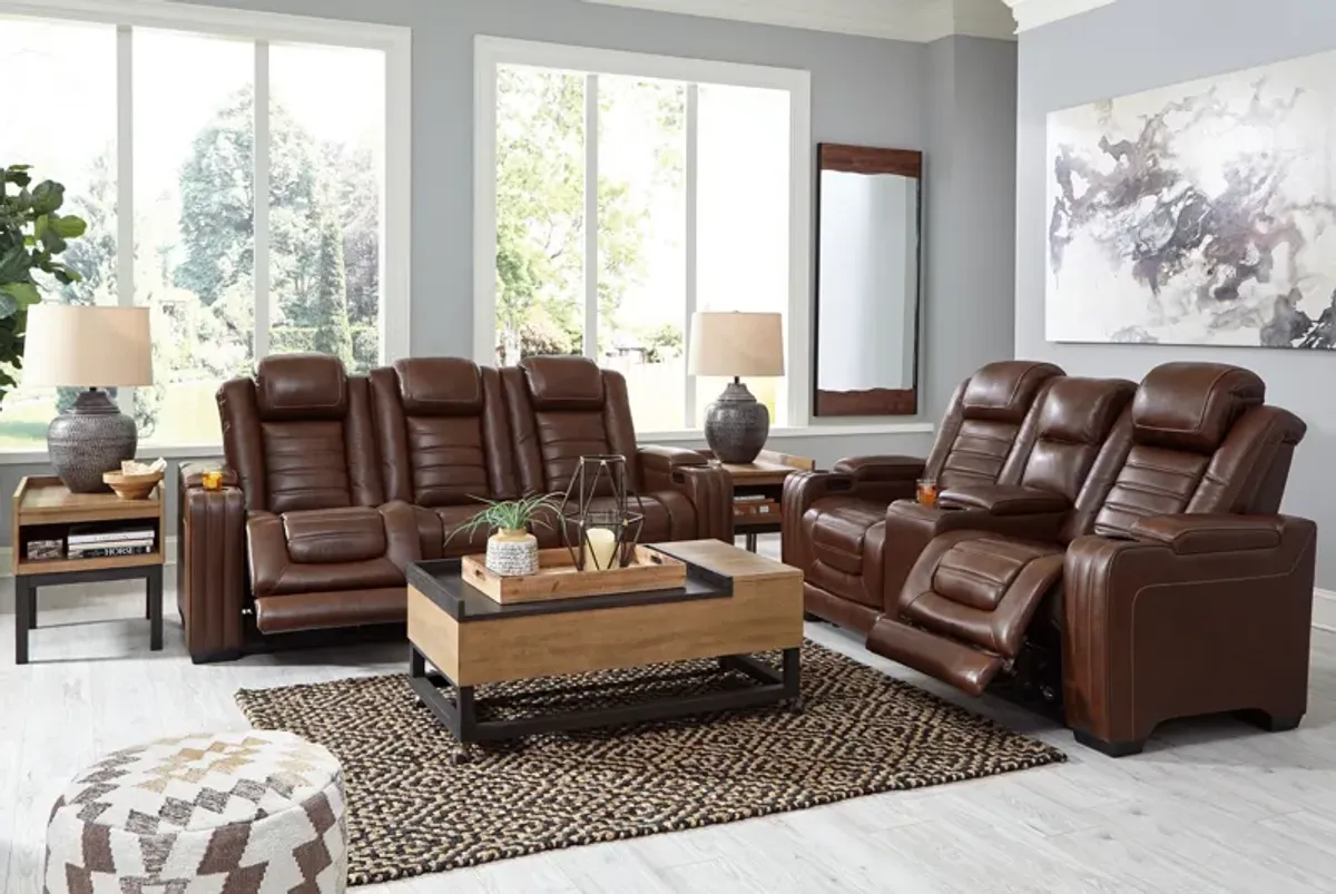 Backtrack - Chocolate - 2 Pc. - Power Reclining Sofa, Loveseat