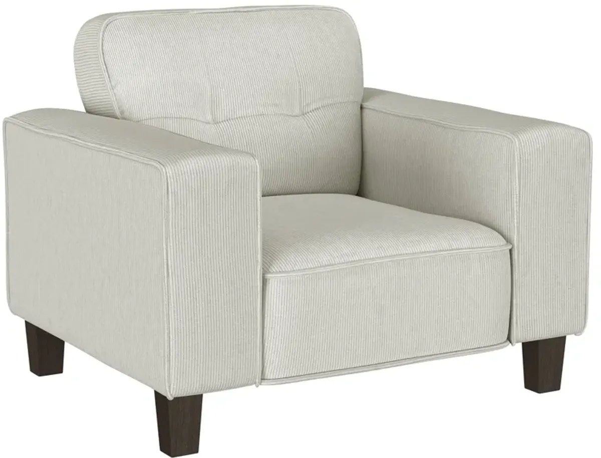 Deerhurst - Upholstered Tufted Track Arm Sofa Set