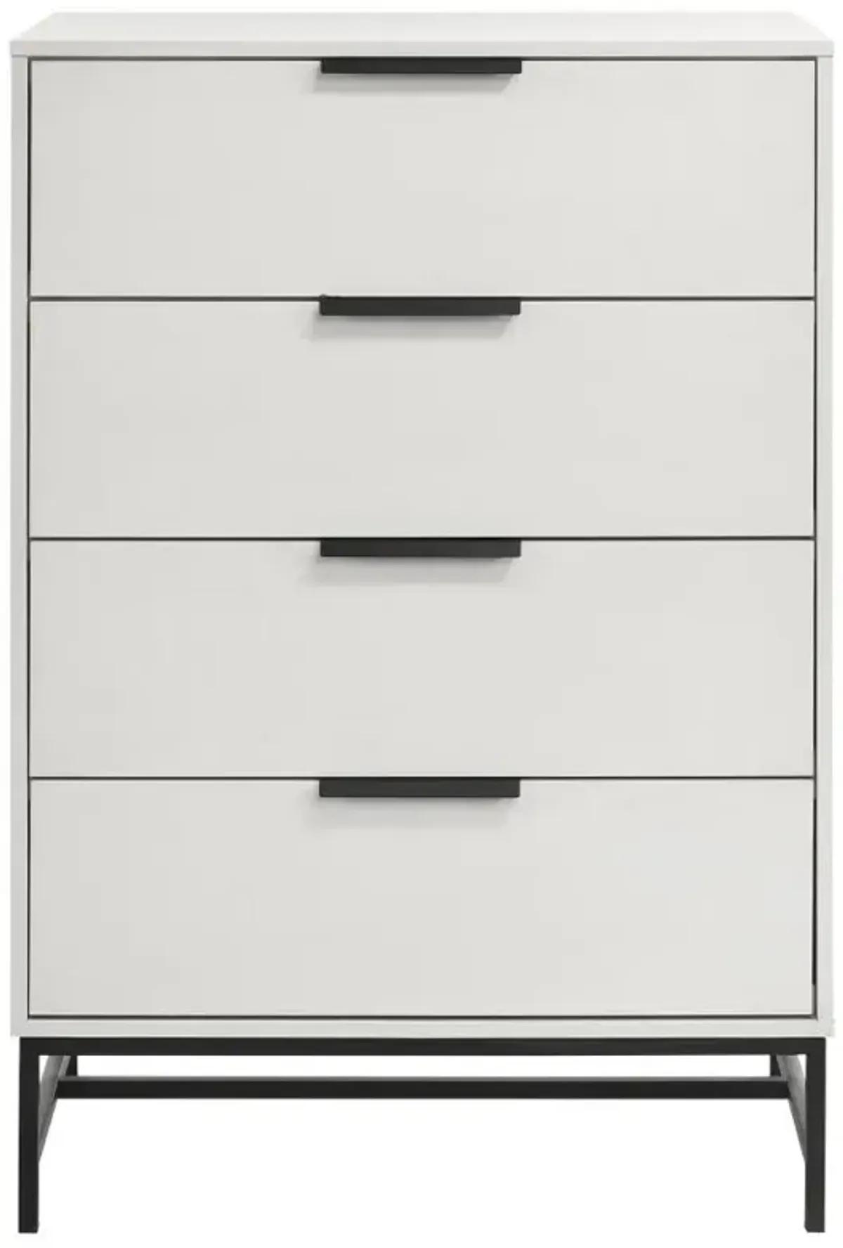 Sonora - 4-Drawer Bedroom Chest - White