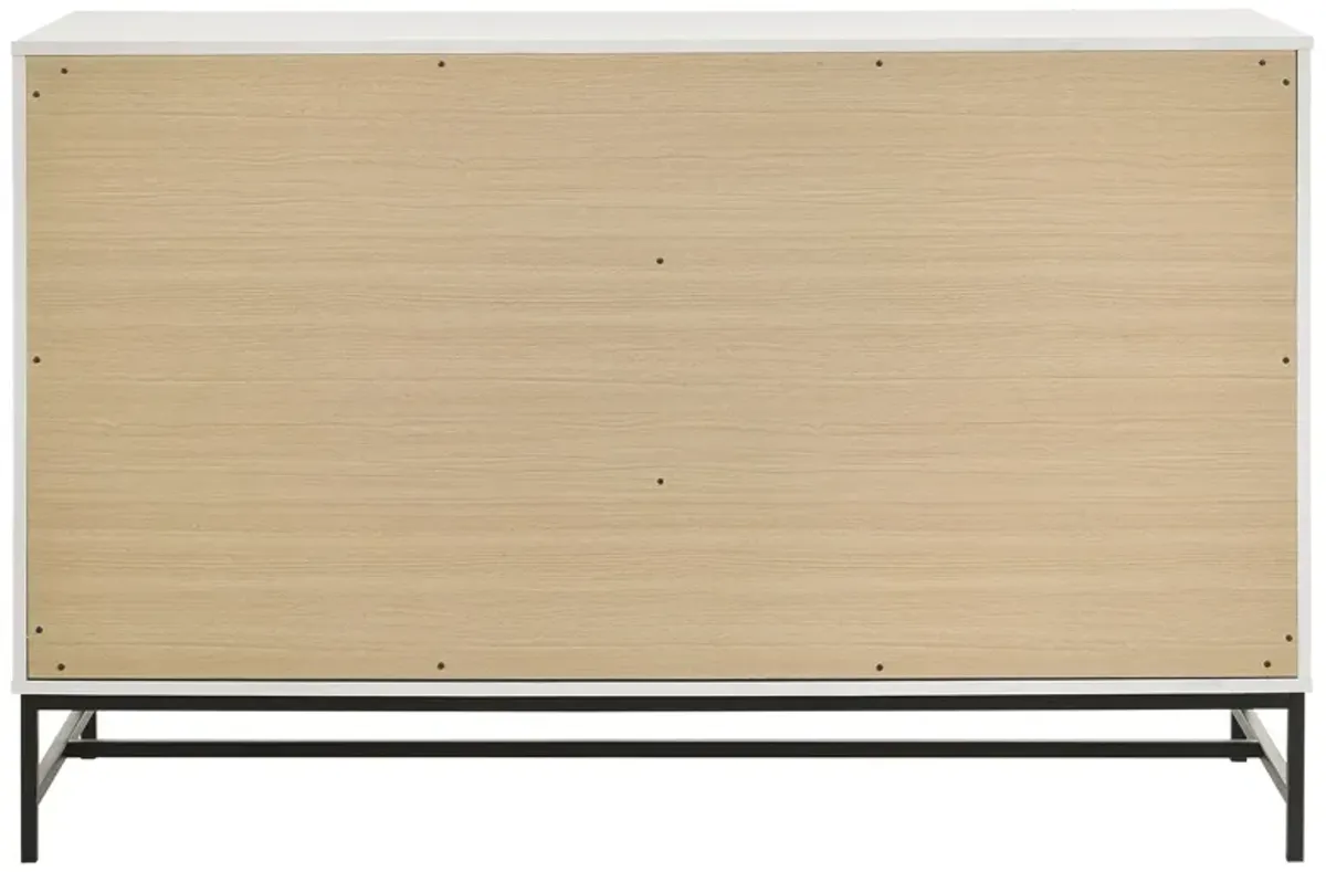 Sonora - 6-Drawer Bedroom Dresser - White