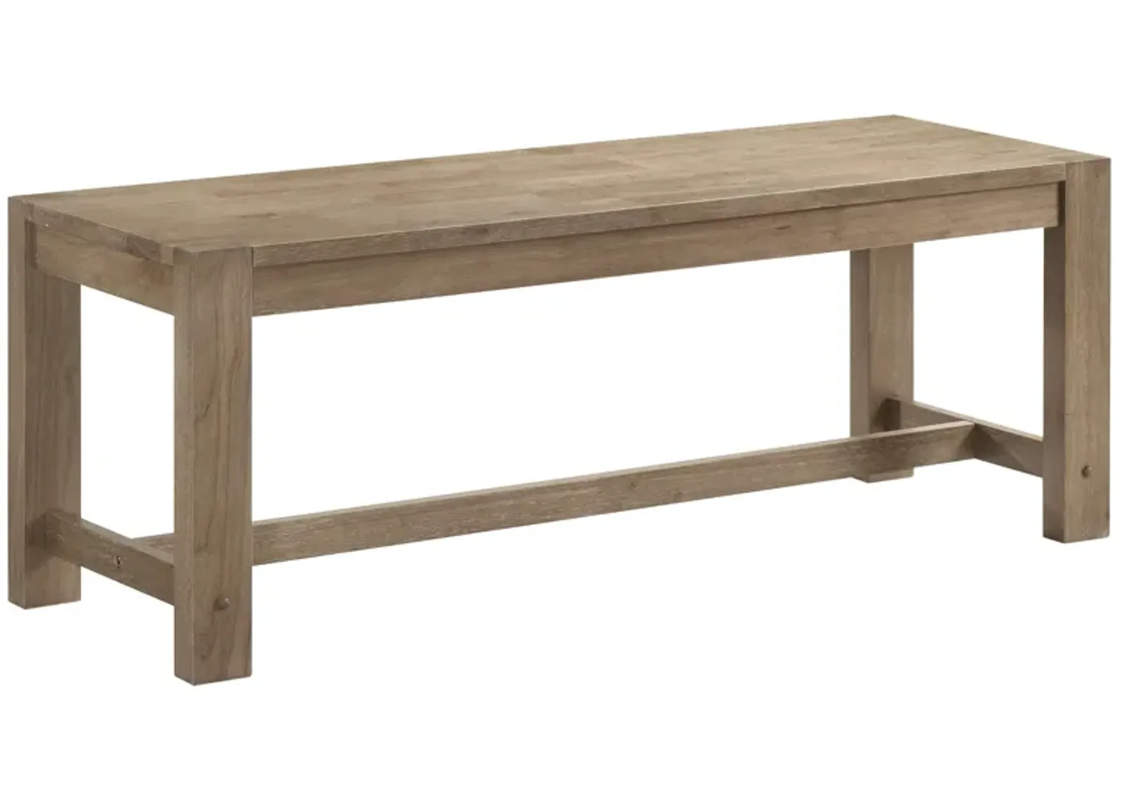 Scottsdale - Wood Trestle Base Dining Bench - Washed Brown