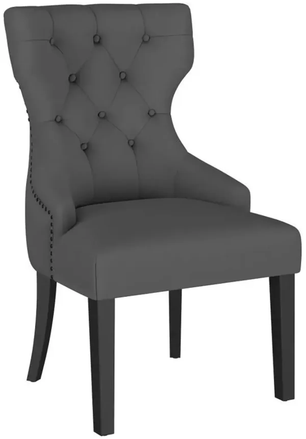 Baney - Upholstered Parson Dining Side Chair With Tufted Back