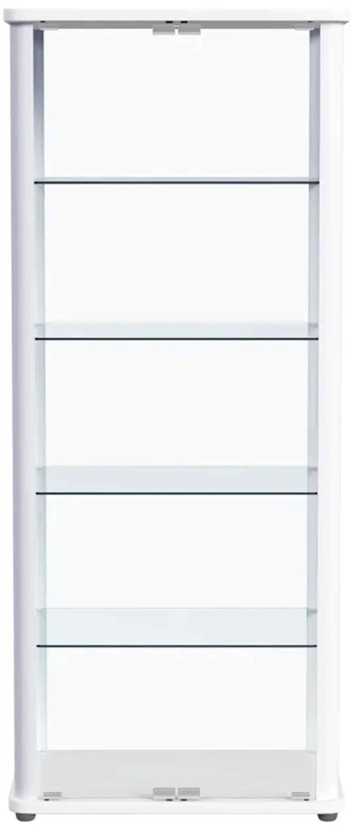 Aero - 5-Shelf Display Curio Cabinet With Led Lighting