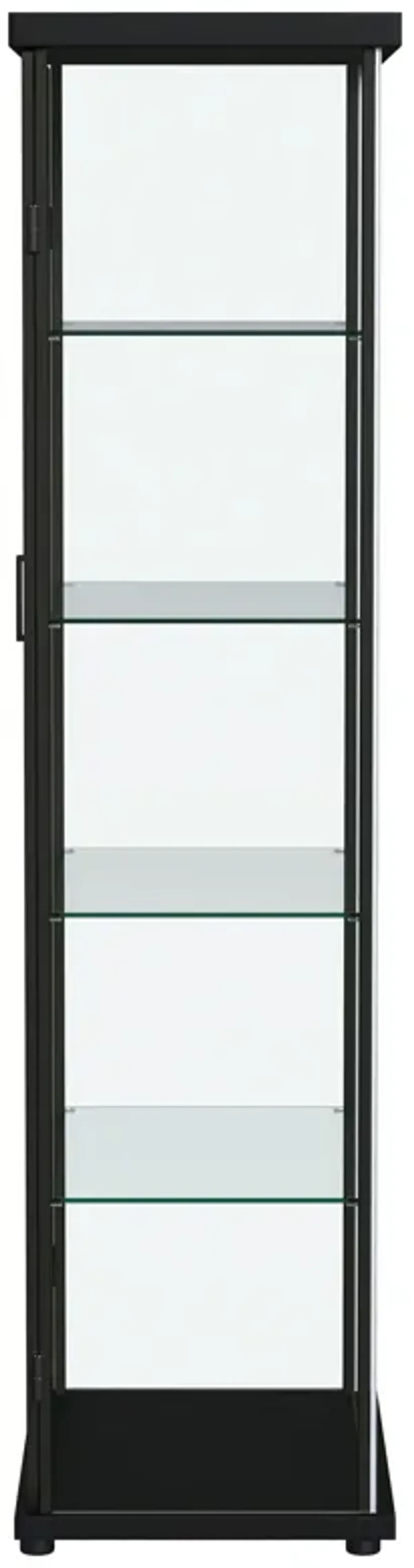 Aero - 5-Shelf Display Curio Cabinet With Led Lighting