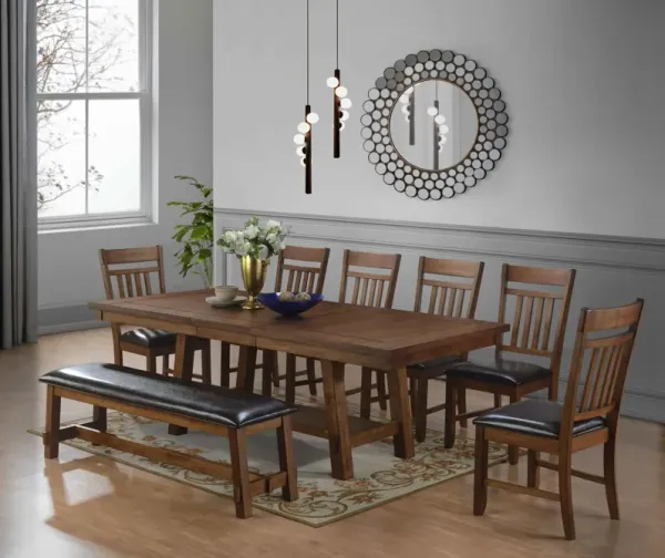 8 Piece Extendable Dining Room Set