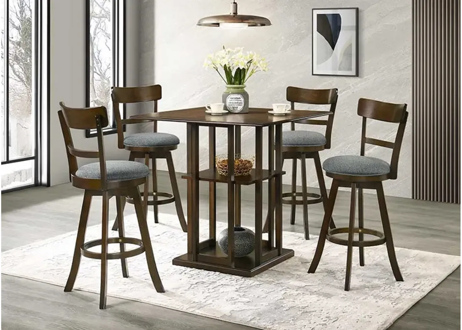 5 Piece Pub Dining Room Set