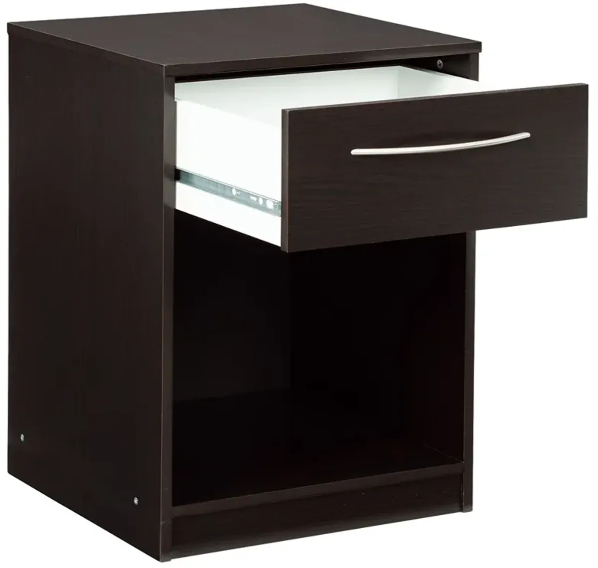 Finch - Black - One Drawer Night Stand