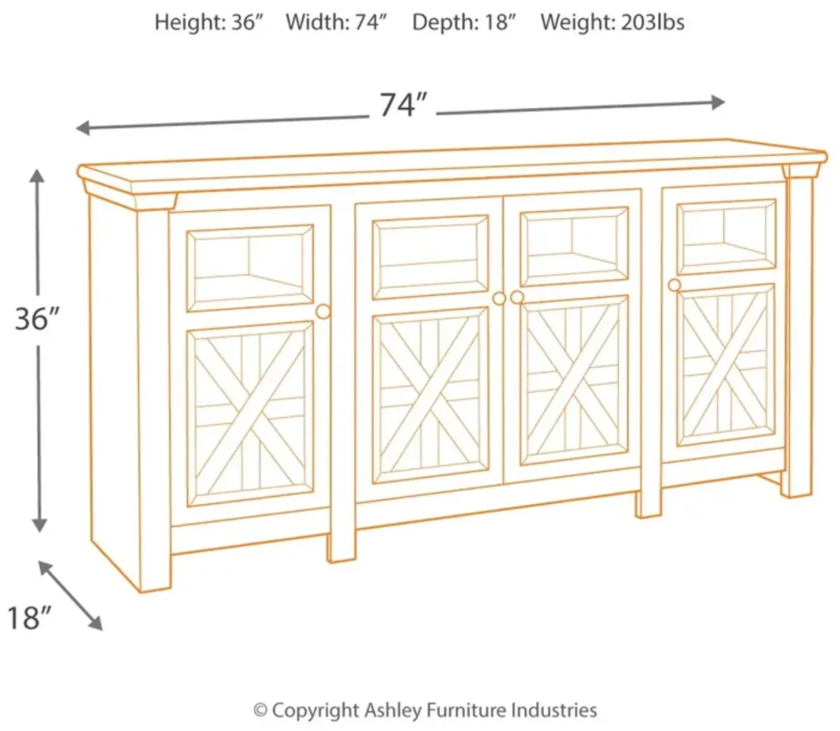 Bolanburg - TV Stand