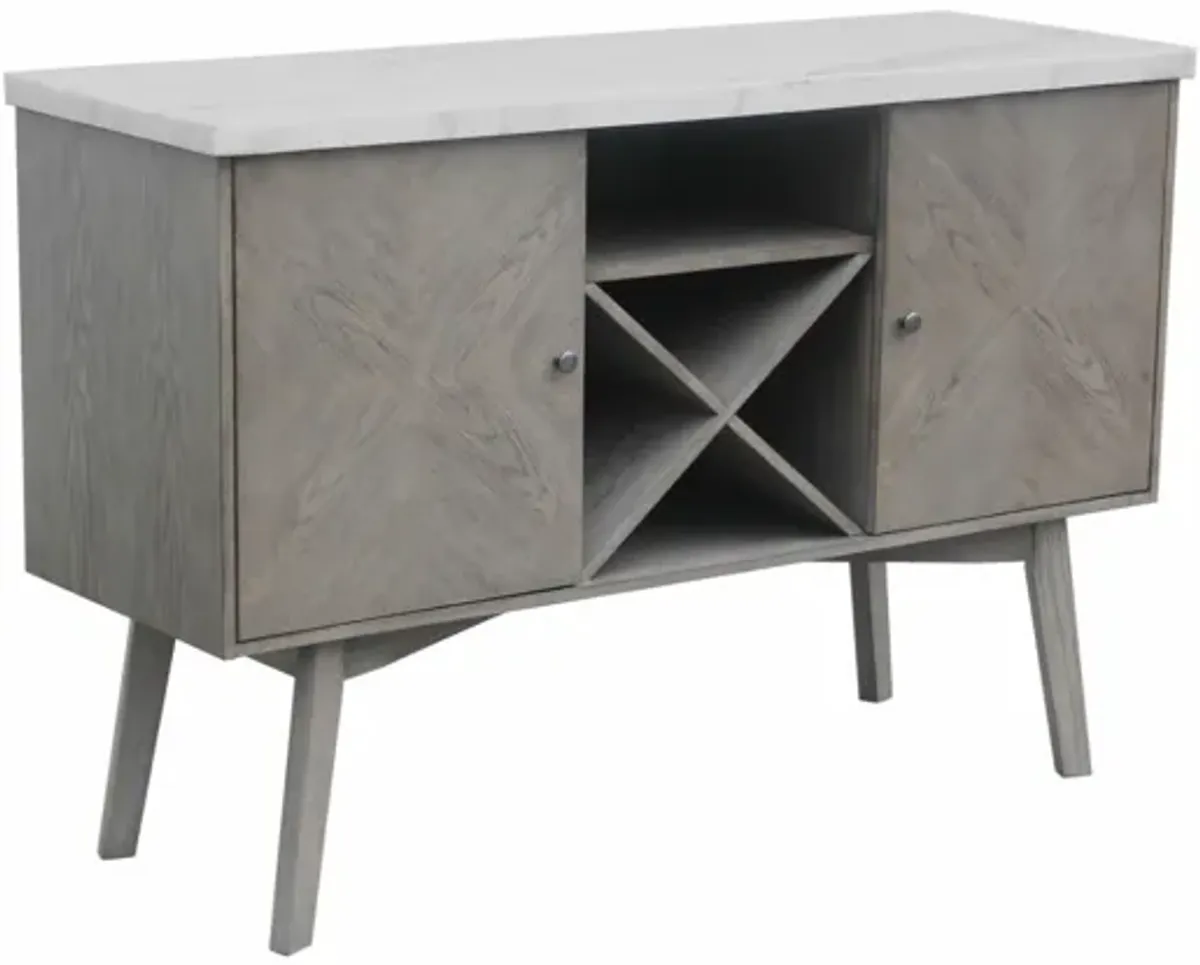 Buffet Server/ Sideboard with Marble Top