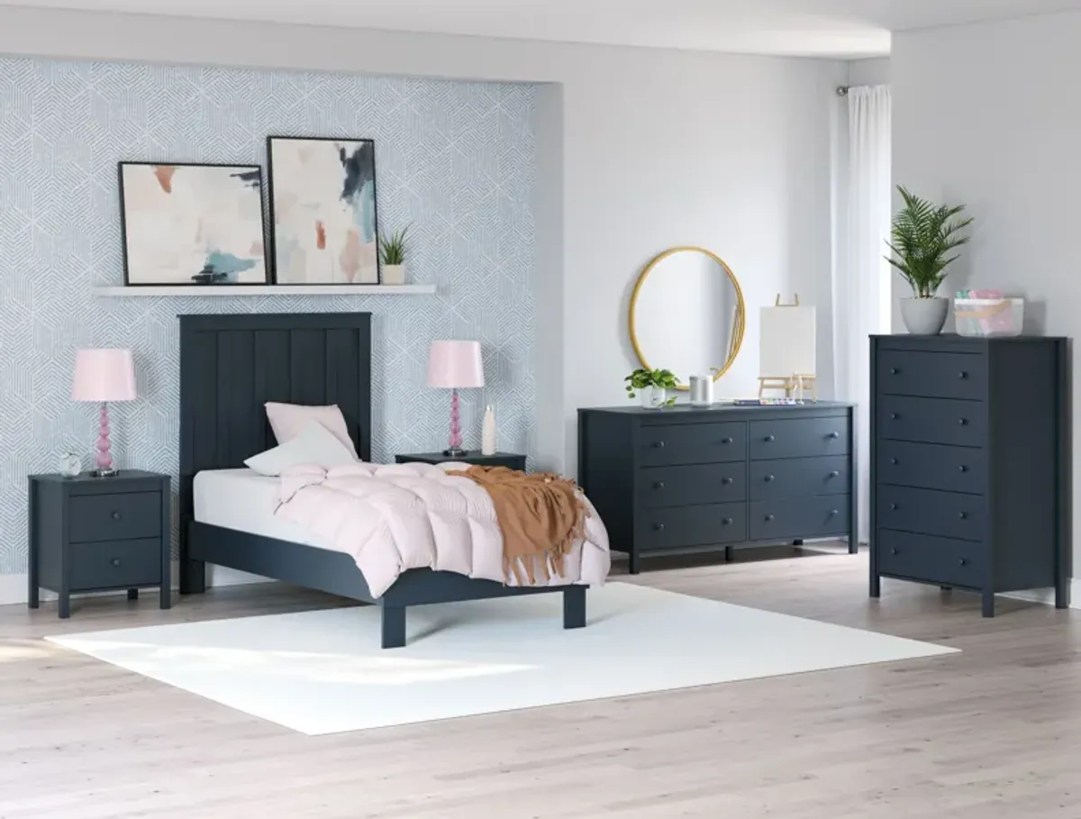 Simmenfort - Platform Bed With Panel Headboard