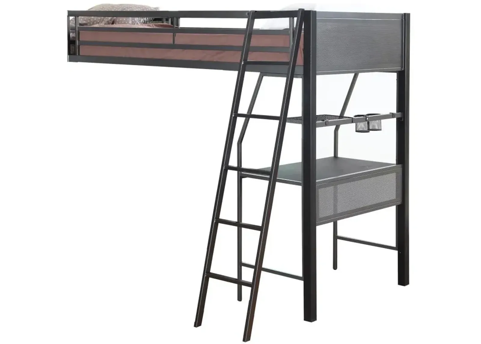 Meyers - Twin Loft Add-On - Black And Gunmetal