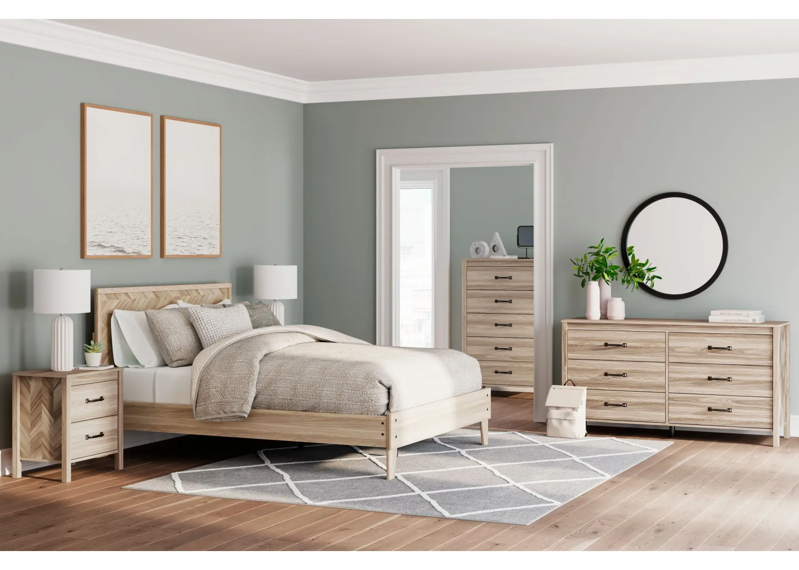 Battelle - Platform Bedroom Set