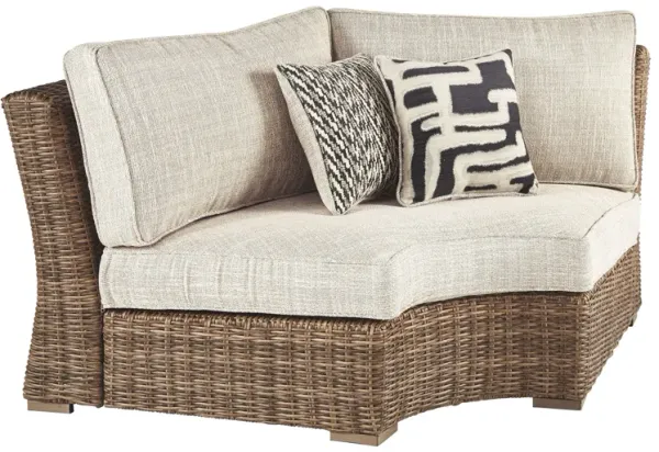 Beachcroft - Beige - Curved Corner Chair w/Cushion