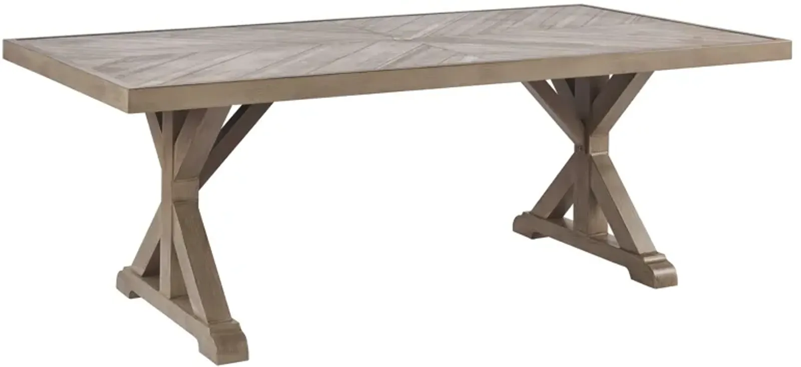 Beachcroft - Rect Dining Table W/Umb Opt