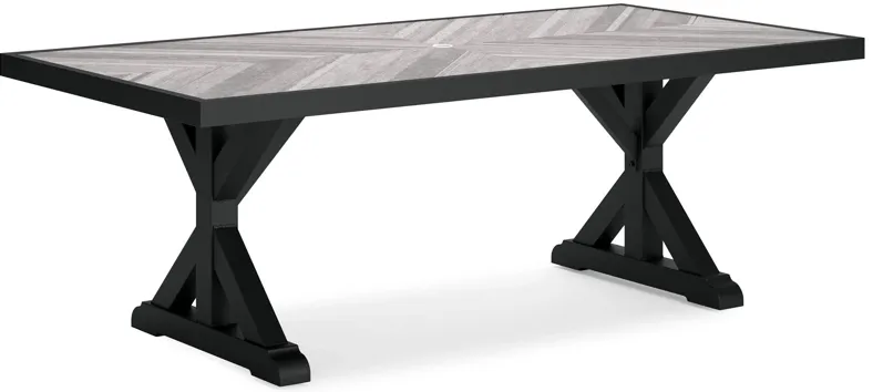 Beachcroft - Rect Dining Table W/Umb Opt