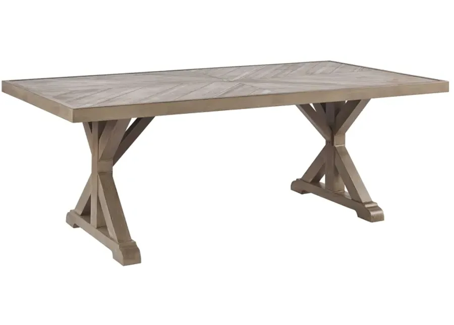 Beachcroft - Rect Dining Table W/Umb Opt