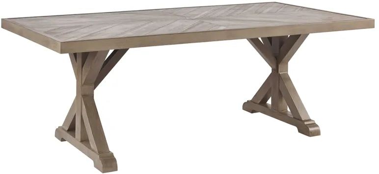 Beachcroft - Rect Dining Table W/Umb Opt