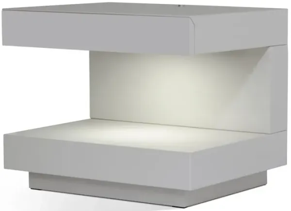 Nightstand - Gray - Veneer