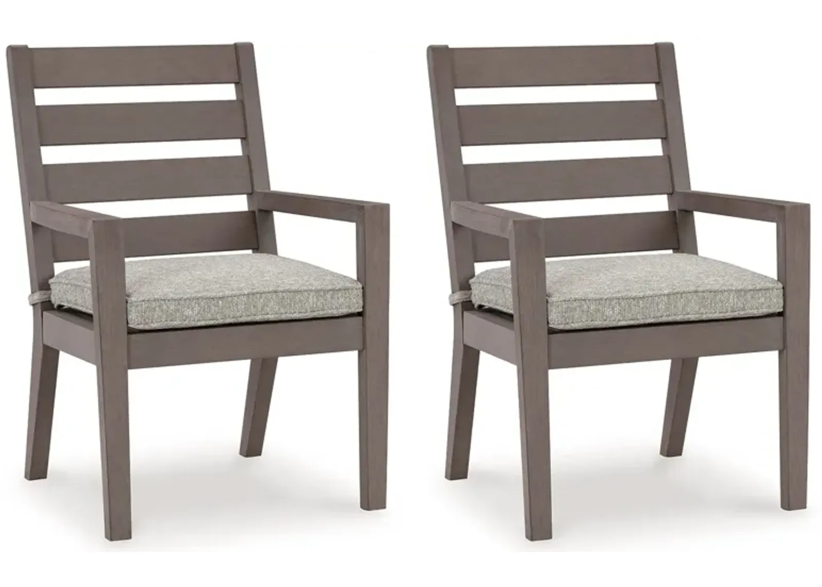 Hillside Barn - Gray / Brown - Arm Chair With Cushion (Set of 2)