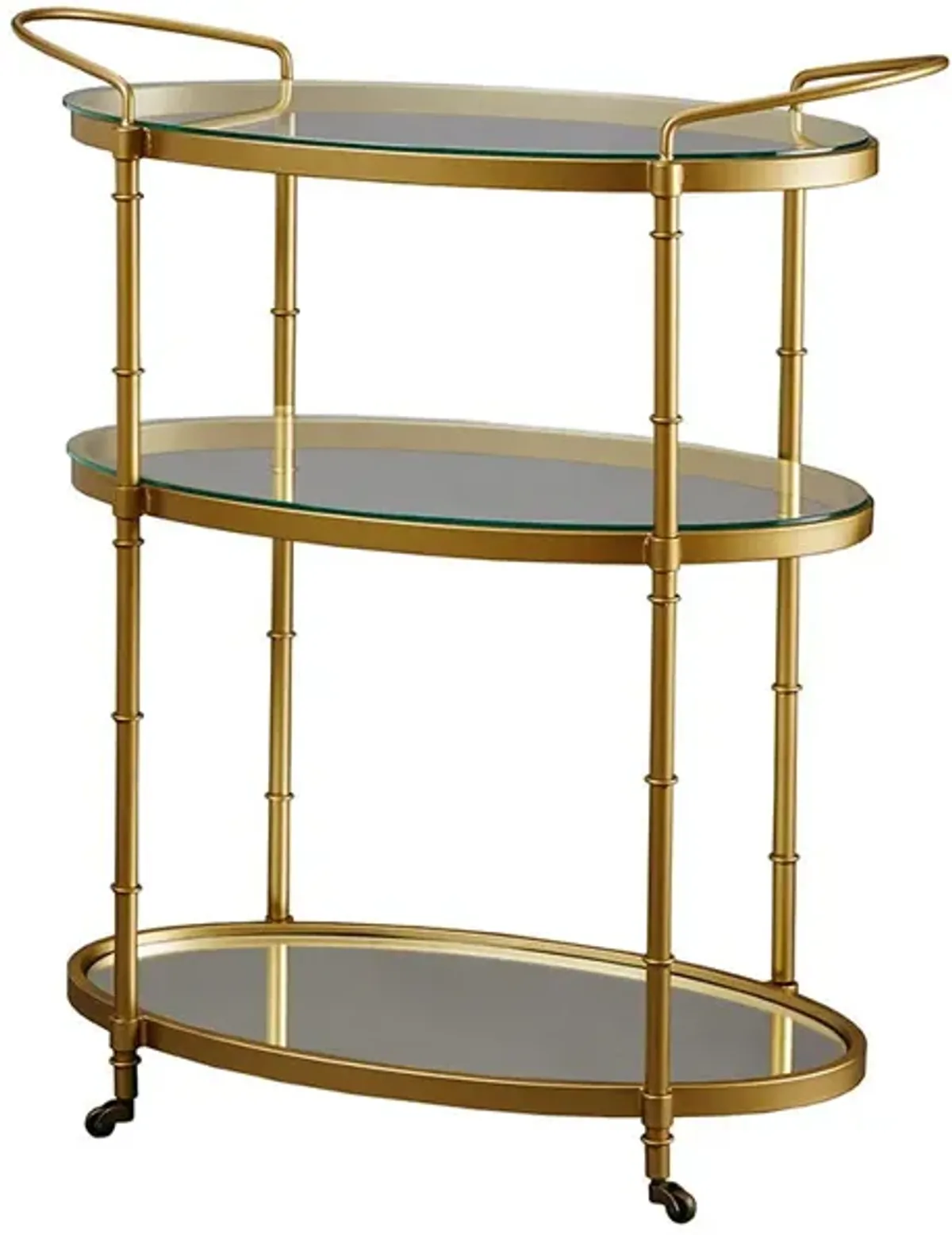 Lauren - Bar Cart - Antique Gold