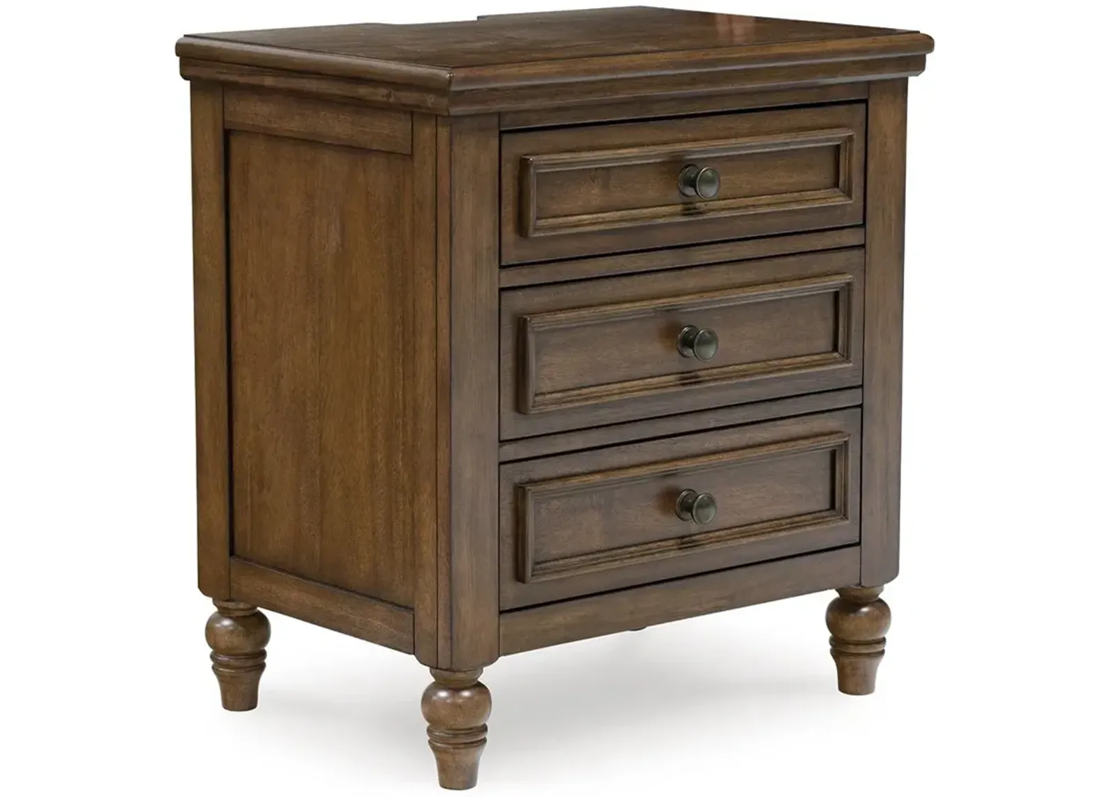 Sturlayne - Brown - Three Drawer Night Stand