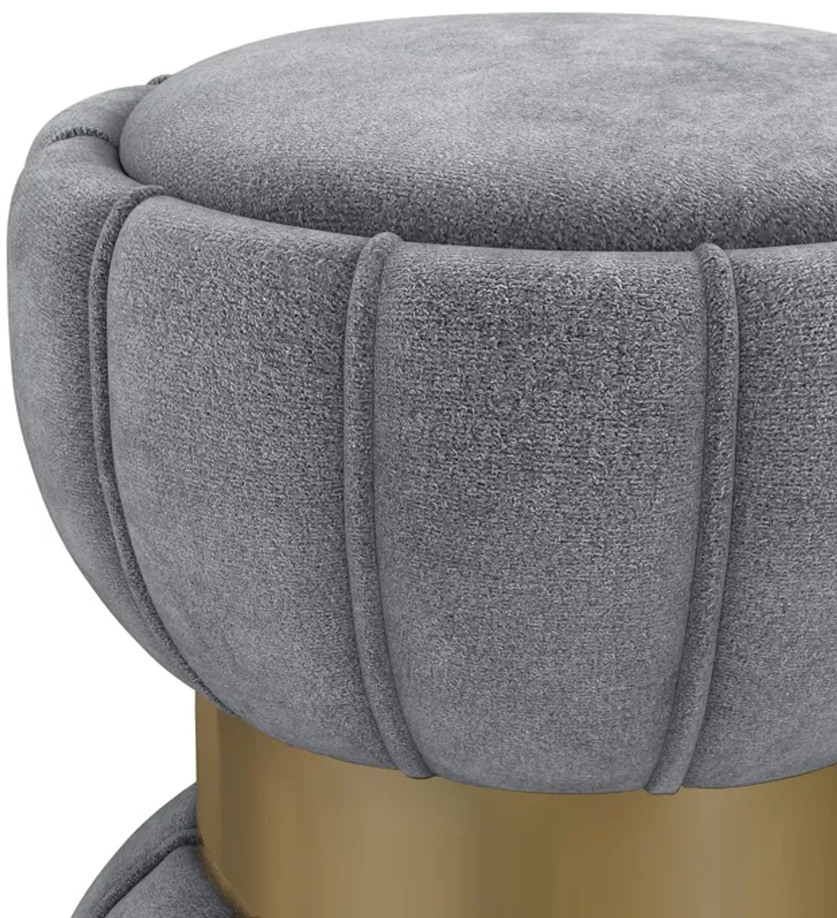 Sora - Round Upholstered Ottoman