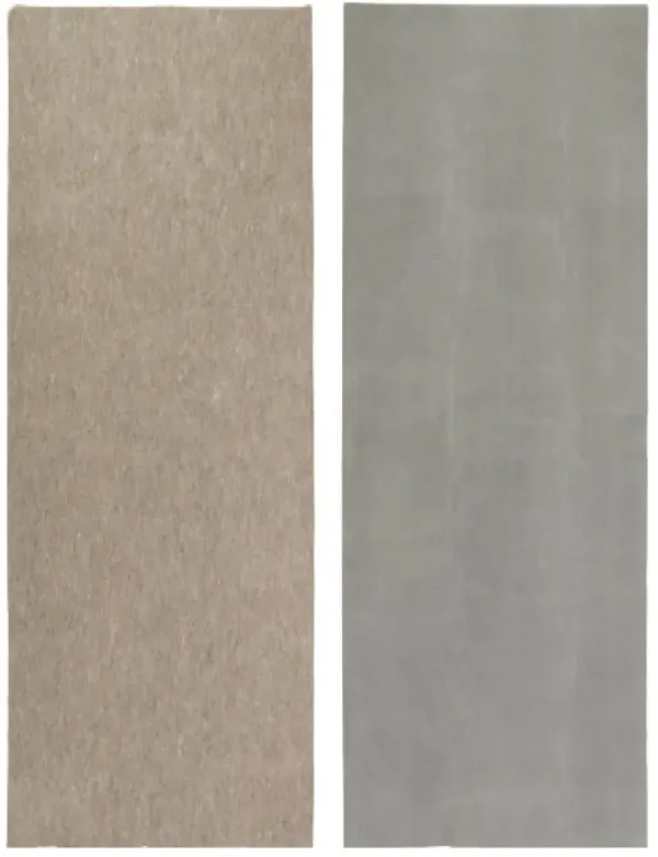 Non Slip Runner Rug Pad - Gray - 2' x 8'