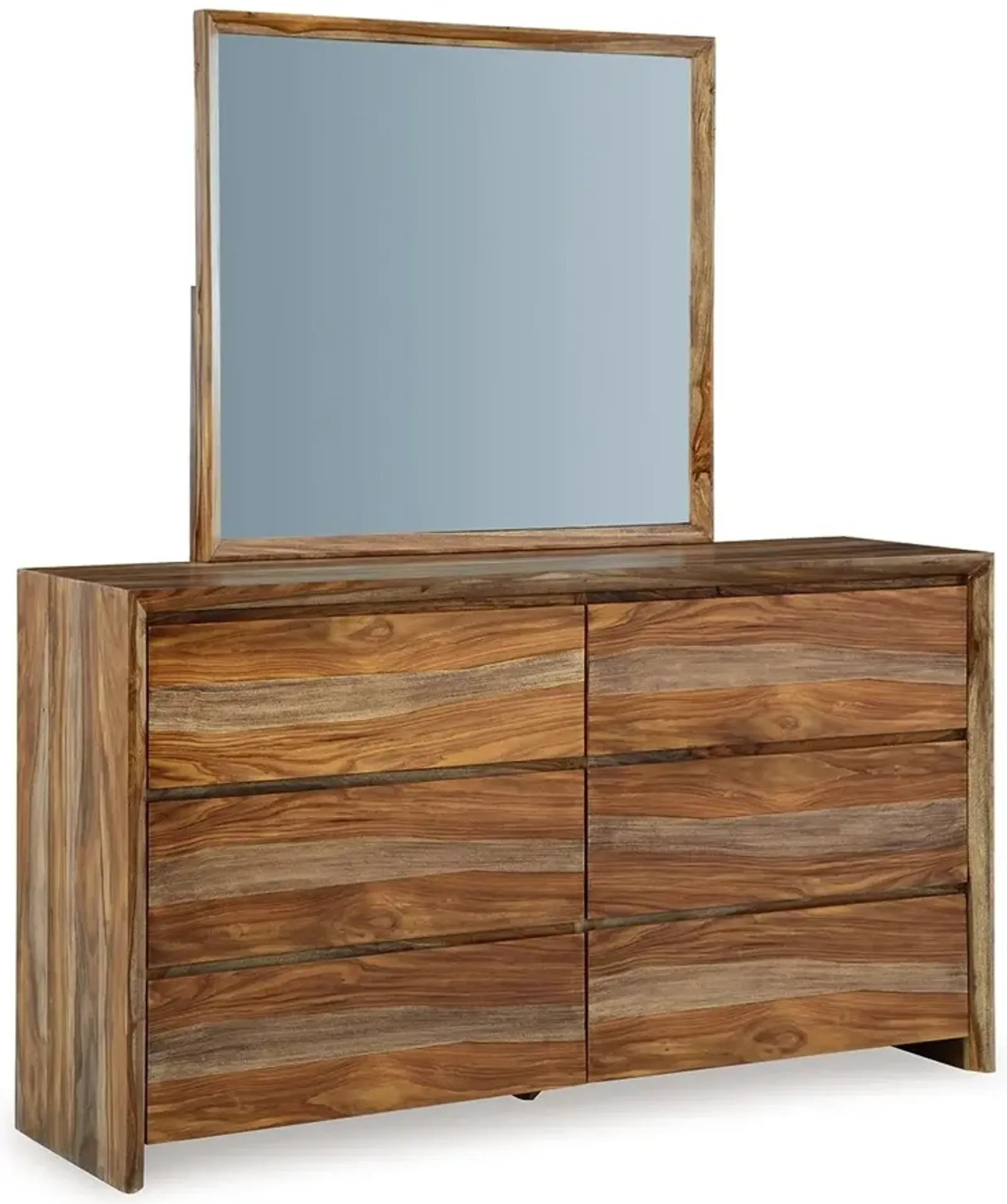 Dressonni - Brown - Dresser And Mirror