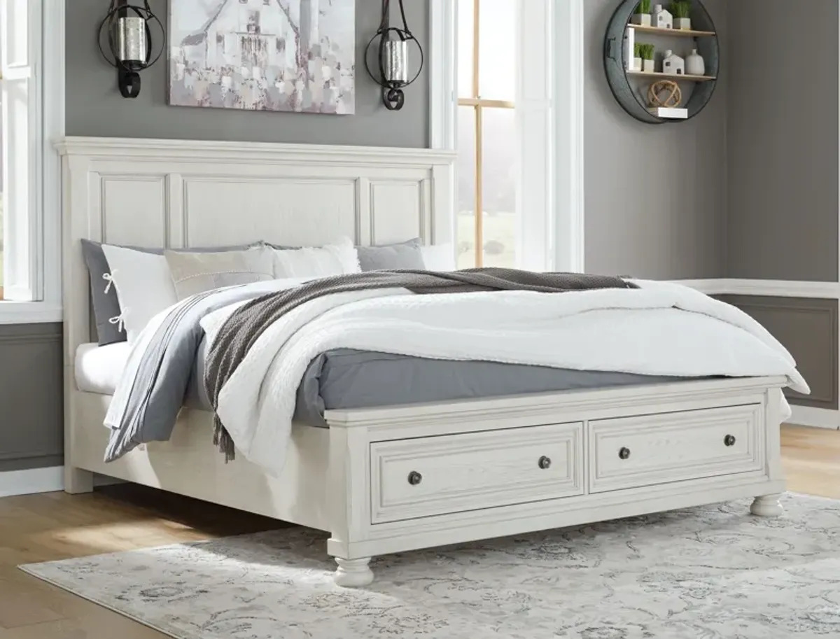 Robbinsdale - Panel Storage Bed