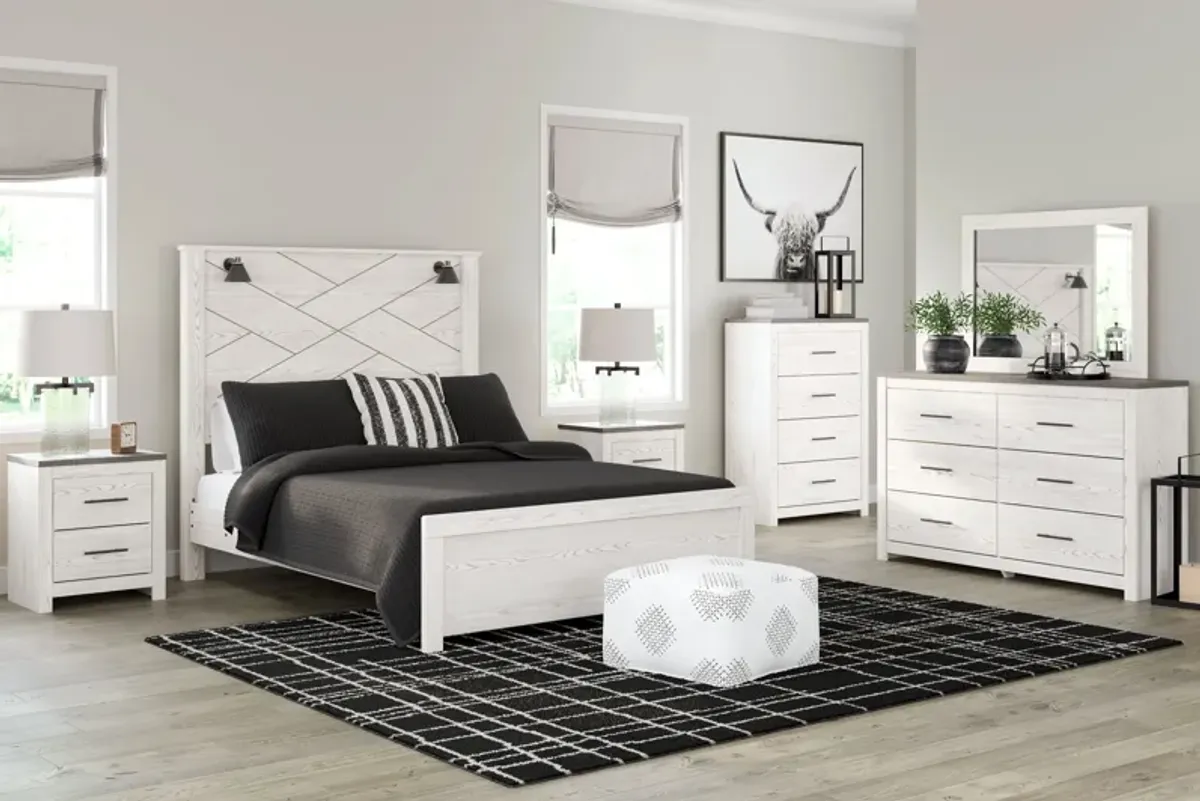 Gerridan - Panel Bedroom Set With Sconces