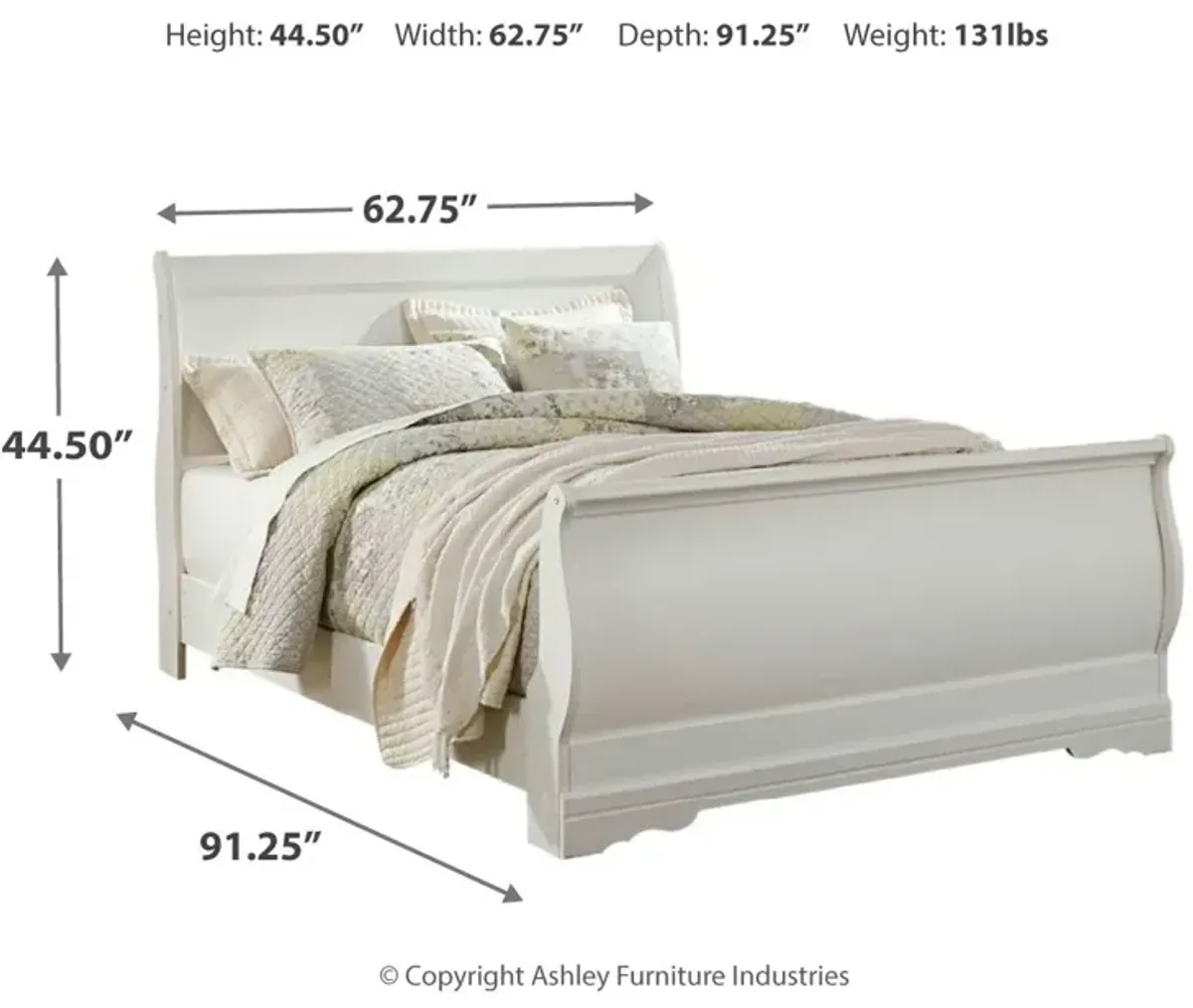 Anarasia - Sleigh Bed Set