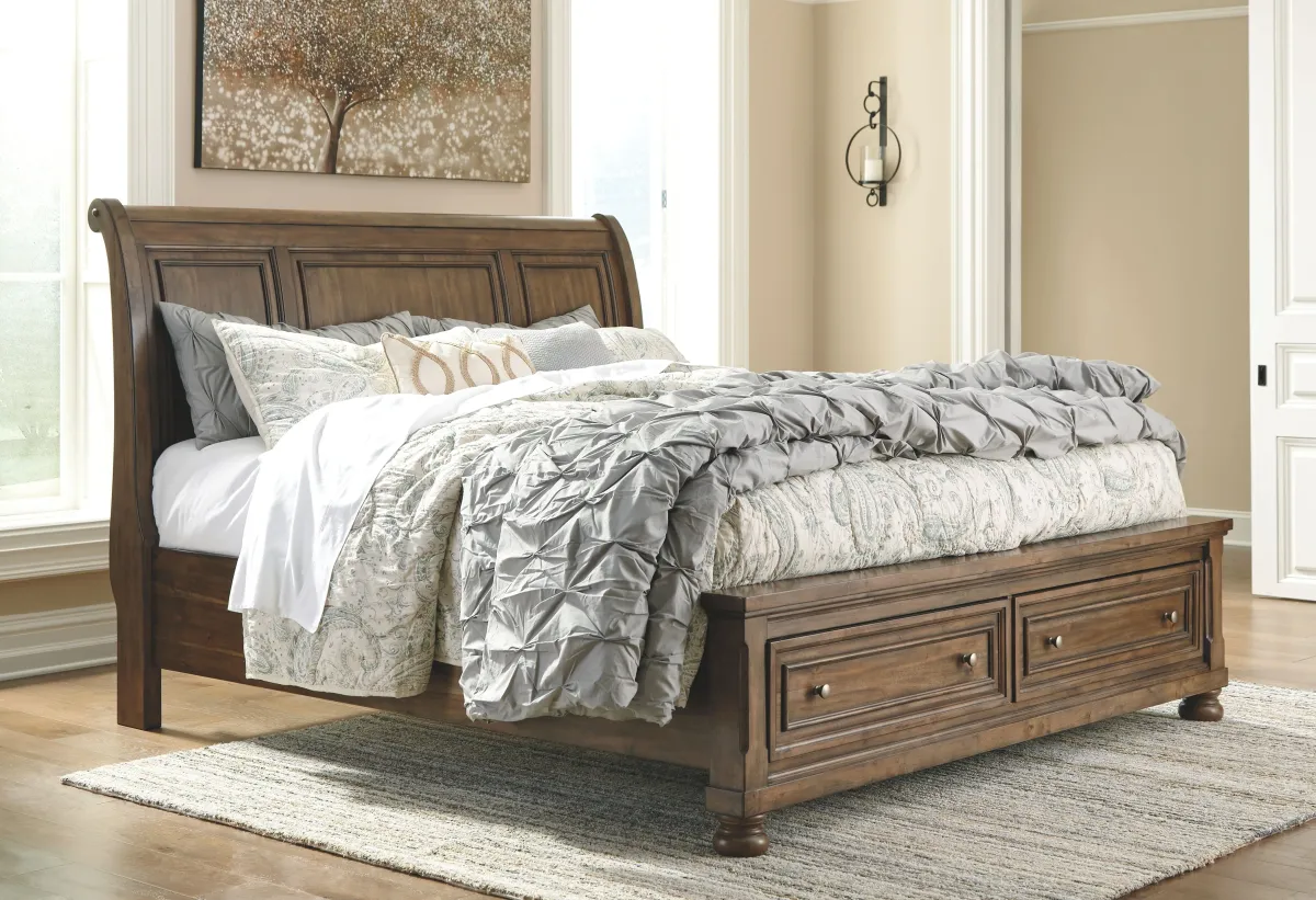 Flynnter - Storage Sleigh Bed