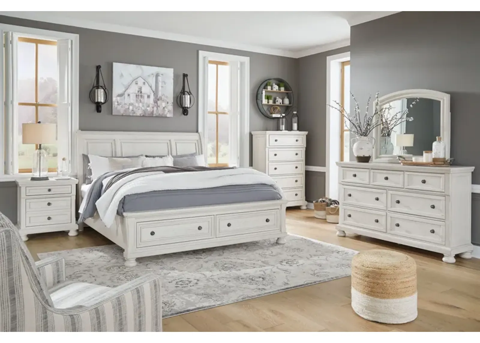 Robbinsdale - Sleigh Bedroom Set