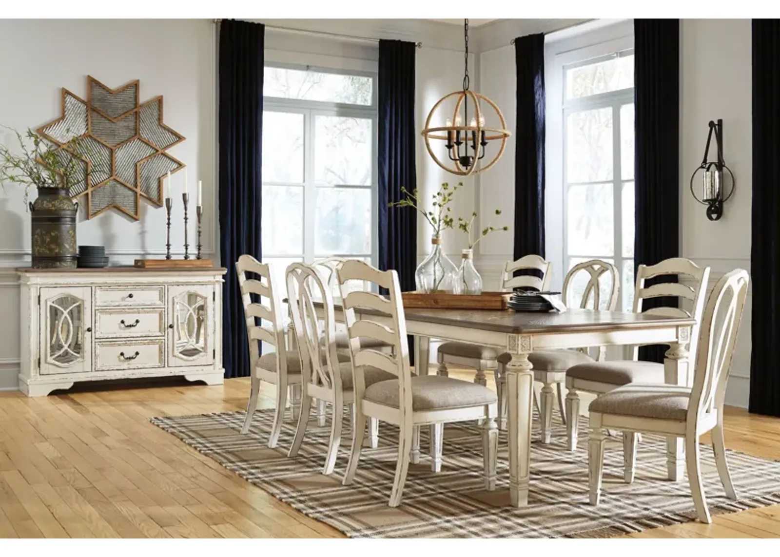 Realyn - Rectangular Dining Table Set