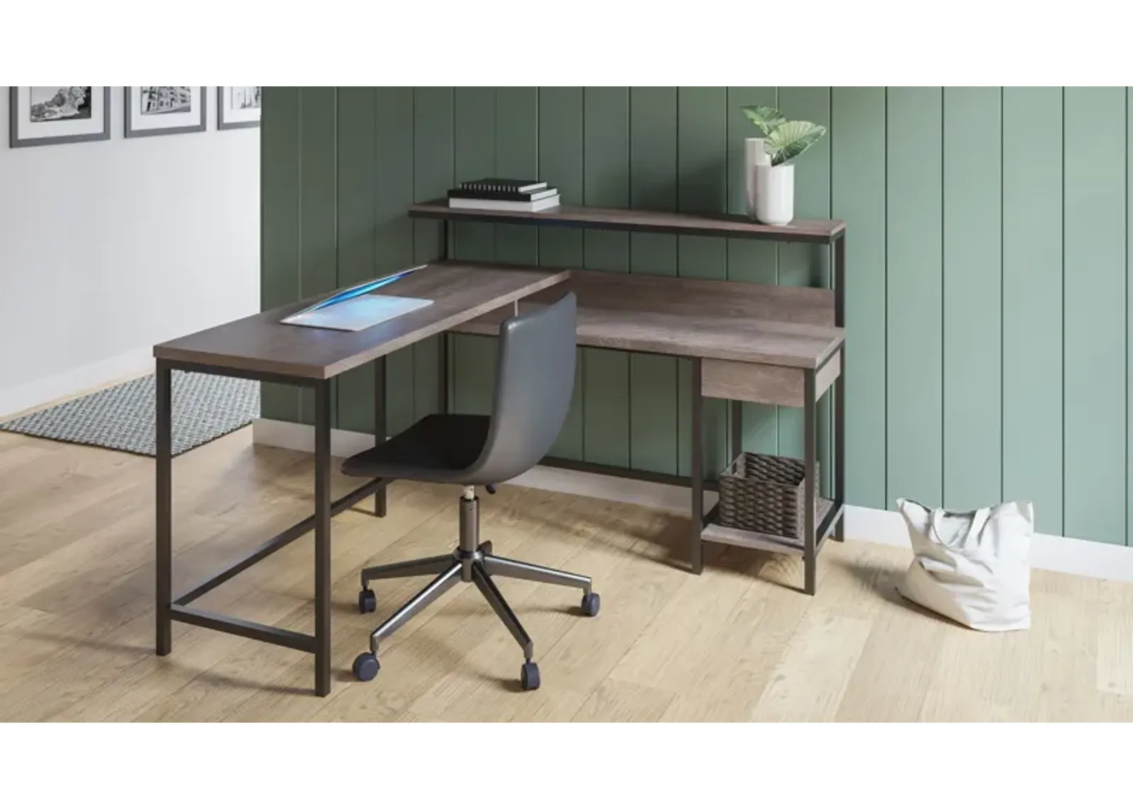 Dorrinson - L-Desk Home Office Set