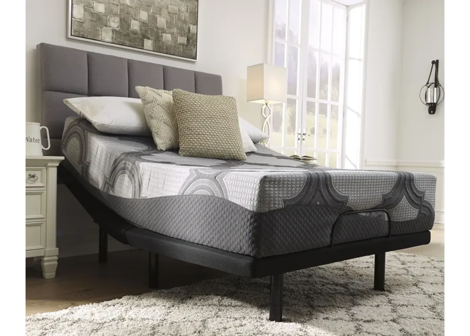 Ashley Sleep - Hybrid Mattress With Adjustable Base