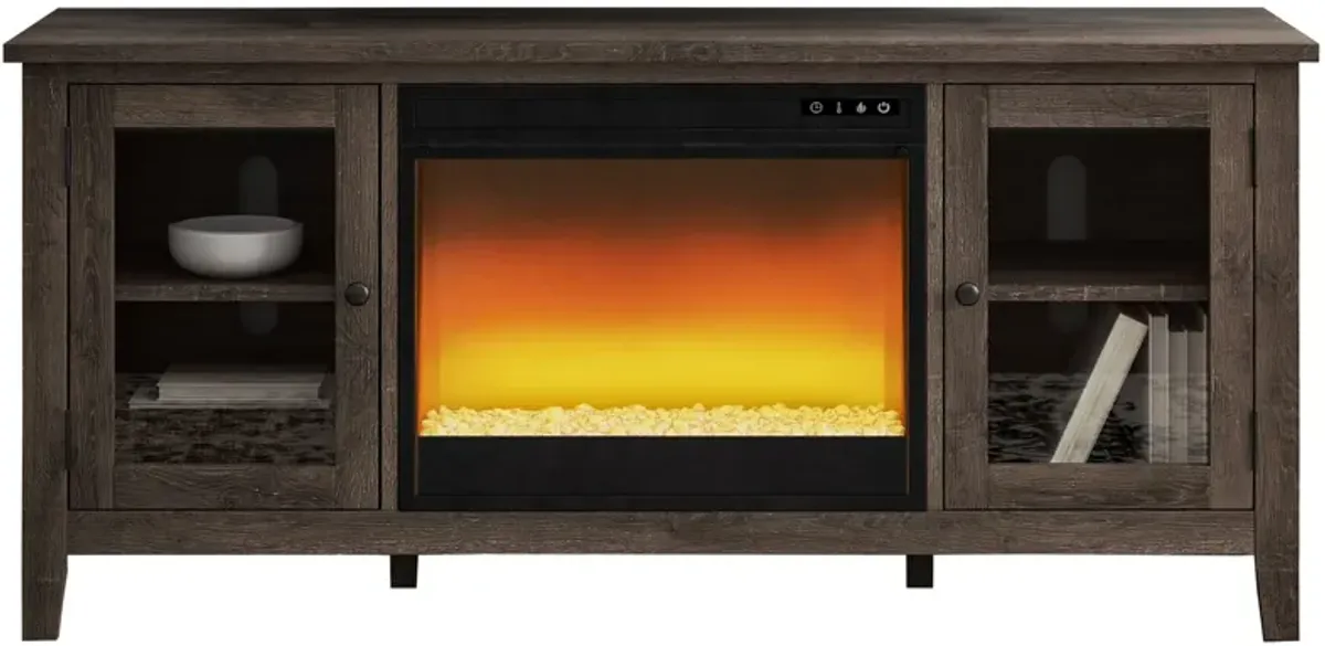 Arlenbry - TV Stand With Fireplace