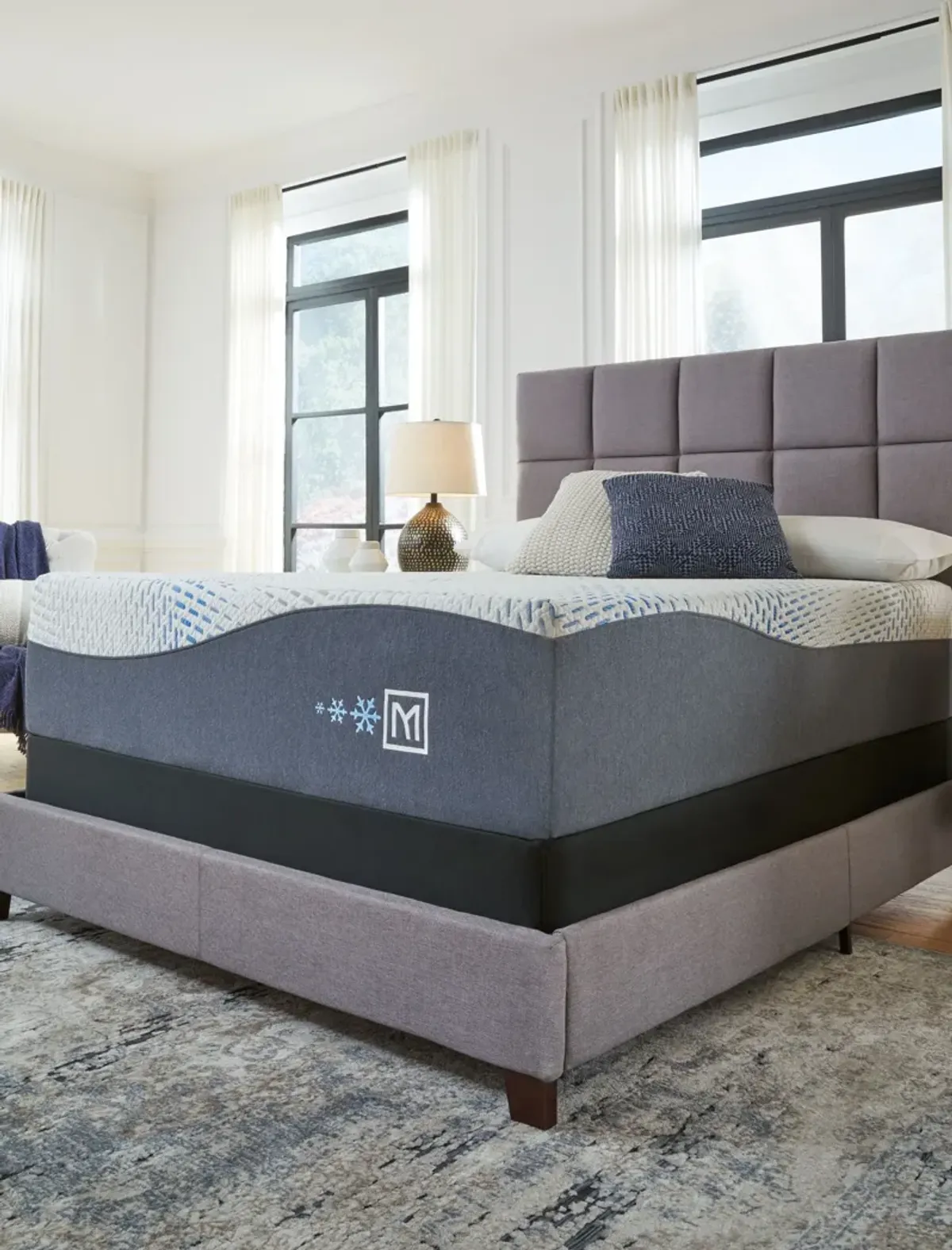 Millennium - Cushion Firm Gel Hybrid Mattress, Foundation