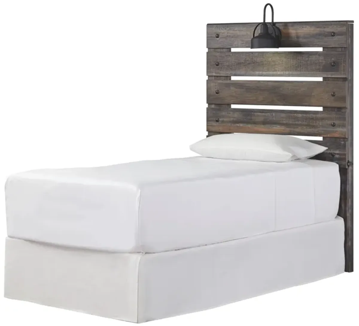 Drystan - Youth Panel Headboard With Bed Frame