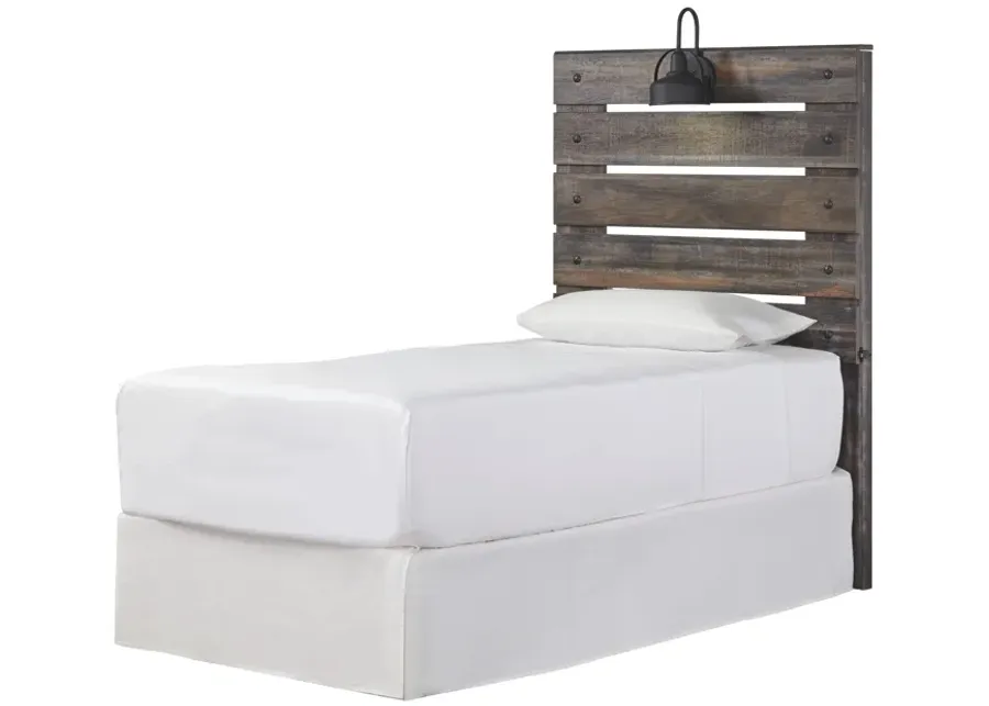 Drystan - Youth Panel Headboard With Bed Frame